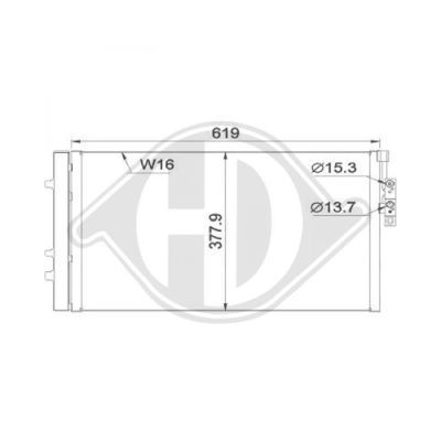 DIEDERICHS Kondensaator,kliimaseade DCC1580