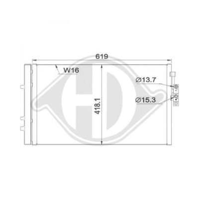 DIEDERICHS Kondensaator,kliimaseade DCC1581