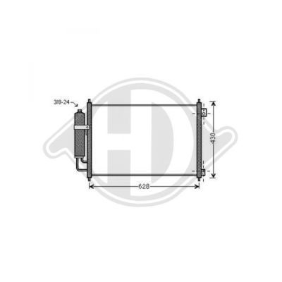 DIEDERICHS Конденсатор, кондиционер DCC1613