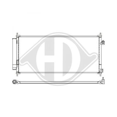 DIEDERICHS Конденсатор, кондиционер DCC1664