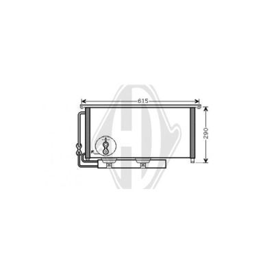 DIEDERICHS Конденсатор, кондиционер DCC1684