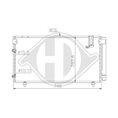 DIEDERICHS Kondensaator,kliimaseade DCC1809