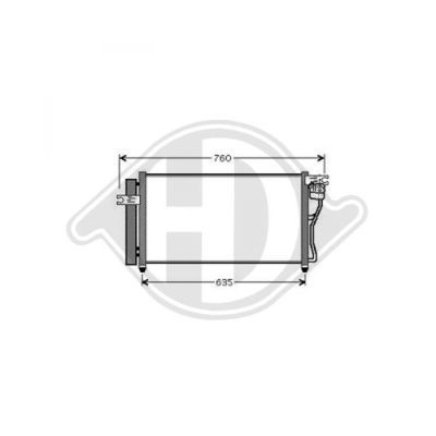 DIEDERICHS Конденсатор, кондиционер DCC1900
