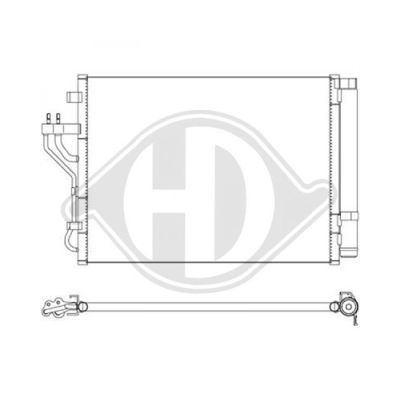 DIEDERICHS Конденсатор, кондиционер DCC1915