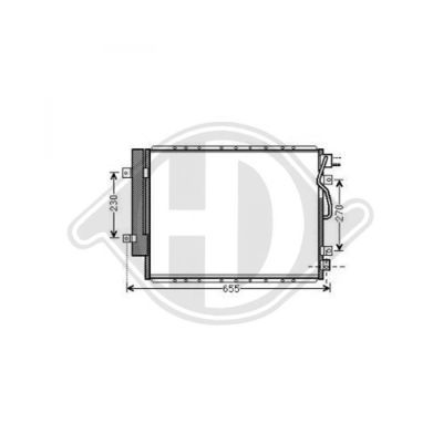 DIEDERICHS Конденсатор, кондиционер DCC1938