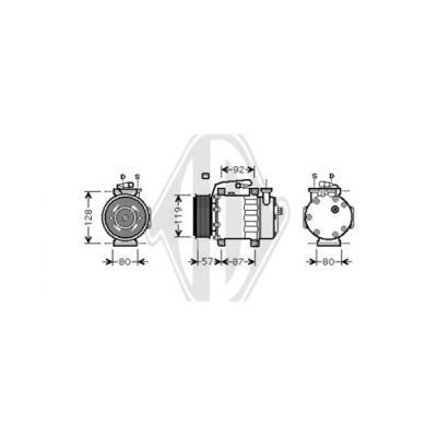 DIEDERICHS Компрессор, кондиционер DCK1279