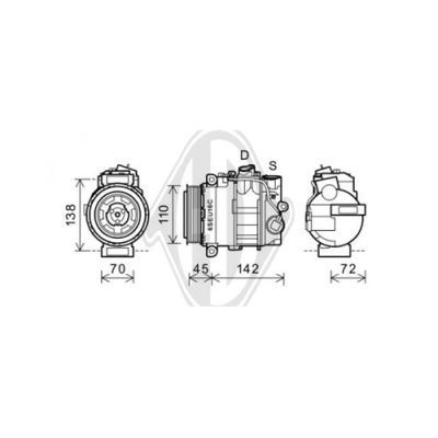 DIEDERICHS Компрессор, кондиционер DCK1355