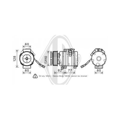 DIEDERICHS Kompressor,kliimaseade DCK1521