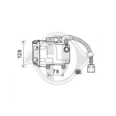 DIEDERICHS Kompressor,kliimaseade DCK1552