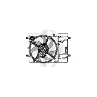 DIEDERICHS Ventilaator,mootorijahutus DCL1087