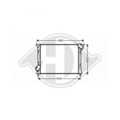 DIEDERICHS Radiaator,mootorijahutus DCM1579