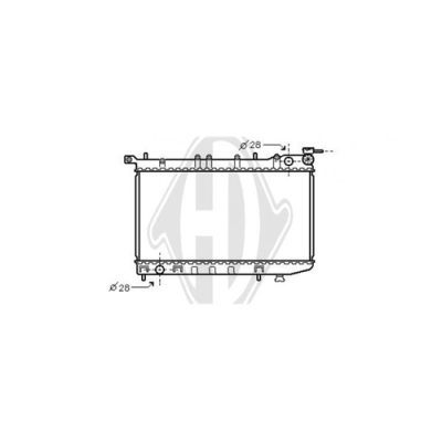 DIEDERICHS Radiaator,mootorijahutus DCM1797