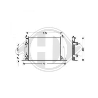 DIEDERICHS Radiaator,mootorijahutus DCM1959