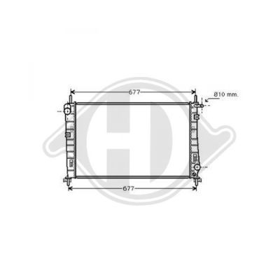 DIEDERICHS Radiaator,mootorijahutus DCM2044