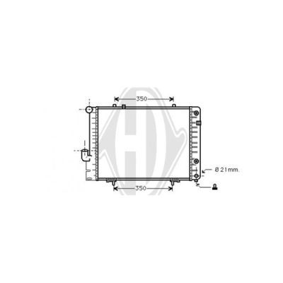 DIEDERICHS Radiaator,mootorijahutus DCM2330