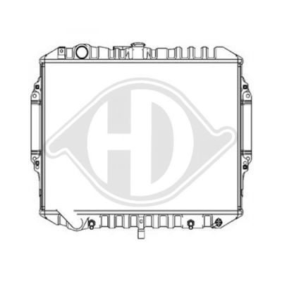 DIEDERICHS Radiaator,mootorijahutus DCM2466