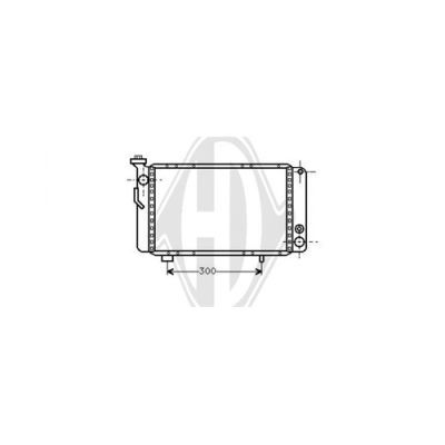 DIEDERICHS Radiaator,mootorijahutus DCM2827