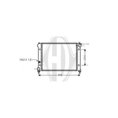 DIEDERICHS Radiaator,mootorijahutus DCM2996