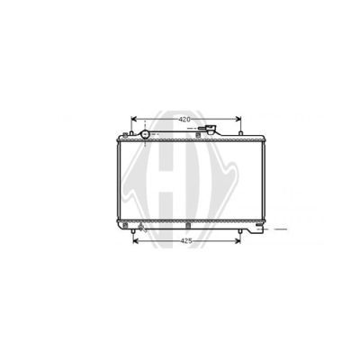 DIEDERICHS Radiaator,mootorijahutus DCM3076