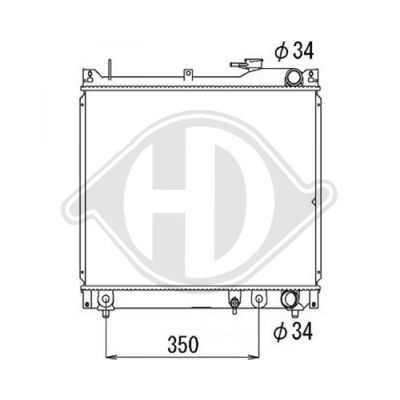 DIEDERICHS Radiaator,mootorijahutus DCM3111