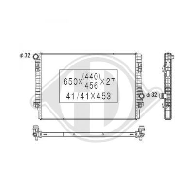 DIEDERICHS Radiaator,mootorijahutus DCM3471