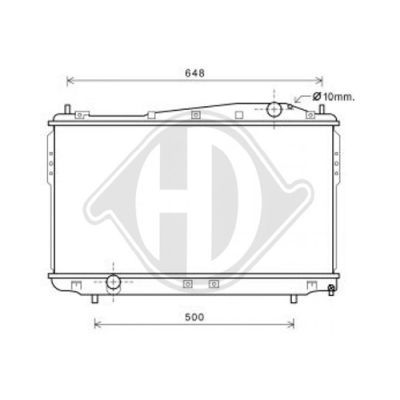 DIEDERICHS Radiaator,mootorijahutus DCM3632