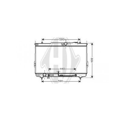 DIEDERICHS Radiaator,mootorijahutus DCM3677