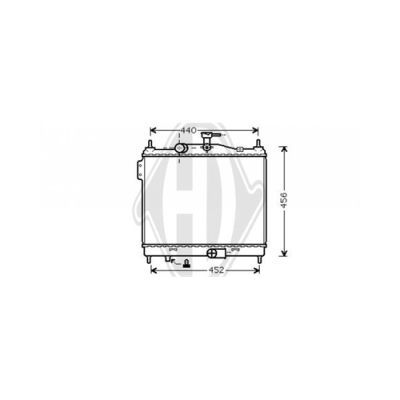 DIEDERICHS Radiaator,mootorijahutus DCM3706