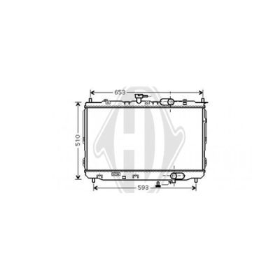 DIEDERICHS Radiaator,mootorijahutus DCM3776