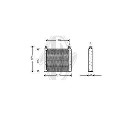 DIEDERICHS Õliradiaator,mootoriõli DCO1059