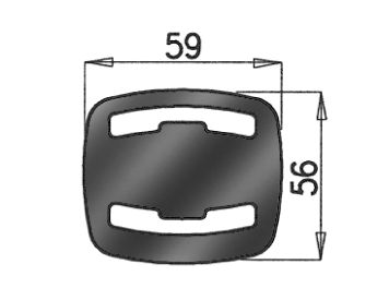 DINEX Kummiriba,väljalaskesüsteem 50809