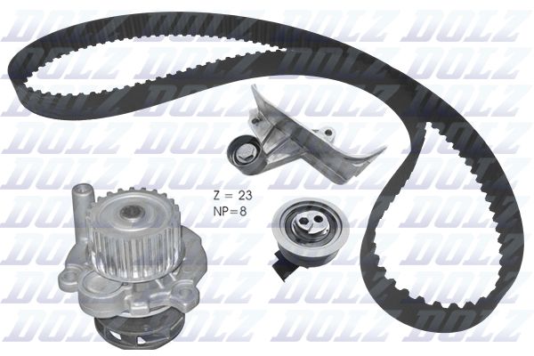 DOLZ Водяной насос + комплект зубчатого ремня KD170