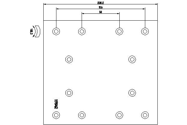 DON Piduriklotsi komplekt,trummelpidur RW251S7131