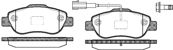 DR!VE+ Комплект тормозных колодок, дисковый тормоз DP1010.10.0177