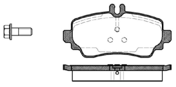 DR!VE+ Комплект тормозных колодок, дисковый тормоз DP1010.10.0817