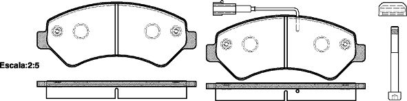 DR!VE+ Комплект тормозных колодок, дисковый тормоз DP1010.10.0909