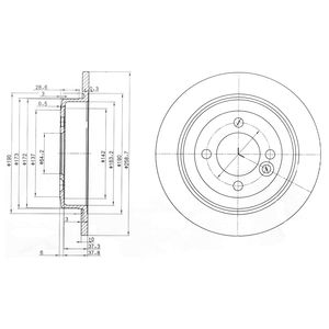 DR!VE+ Тормозной диск DP1010.11.0156