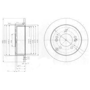 DR!VE+ Тормозной диск DP1010.11.0254