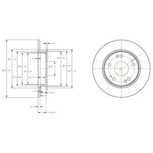 DR!VE+ Тормозной диск DP1010.11.0273