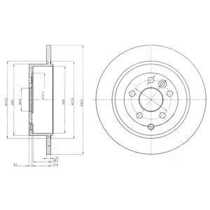 DR!VE+ Тормозной диск DP1010.11.0281