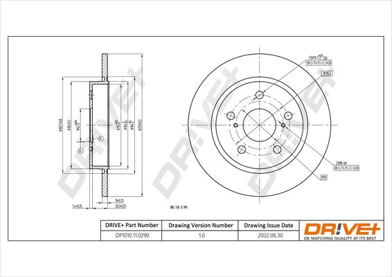 DR!VE+ Piduriketas DP1010.11.0290