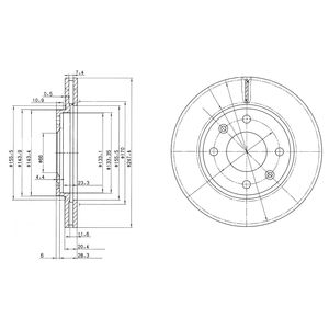 DR!VE+ Тормозной диск DP1010.11.0406