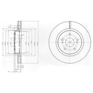 DR!VE+ Тормозной диск DP1010.11.0508