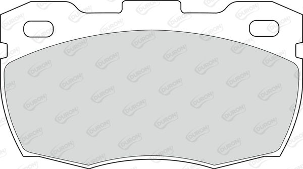 DURON Комплект тормозных колодок, дисковый тормоз DBP200871
