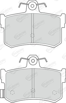 DURON Комплект тормозных колодок, дисковый тормоз DBP200917