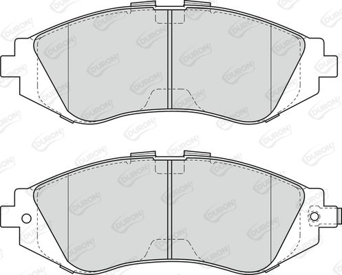 DURON Комплект тормозных колодок, дисковый тормоз DBP201116
