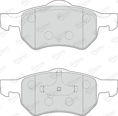 DURON Piduriklotsi komplekt,ketaspidur DBP221474