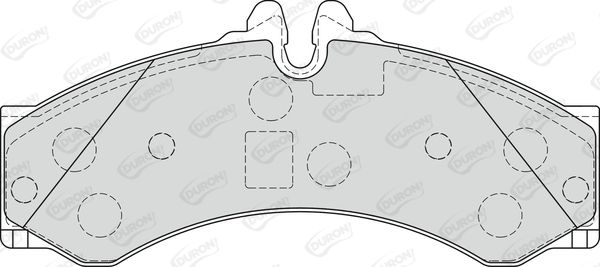 DURON Piduriklotsi komplekt,ketaspidur DBP221879