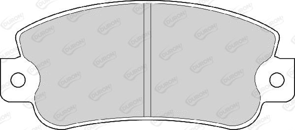 DURON Комплект тормозных колодок, дисковый тормоз DBP230351