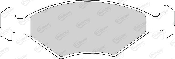 DURON Комплект тормозных колодок, дисковый тормоз DBP230519